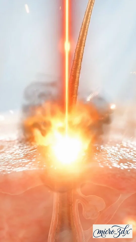 Frame from Laser hair removal