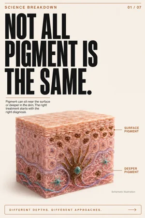 Pigmentation: treatment options — actual first slide
