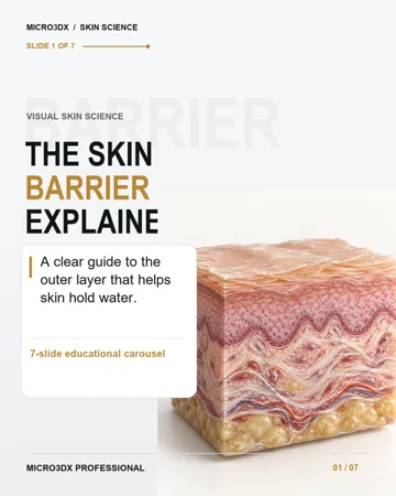 The skin barrier, explained — actual first slide